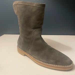 Jimmy Choo Quarley Shearling Lined Suede Boots